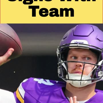 Darnold Signs With Team