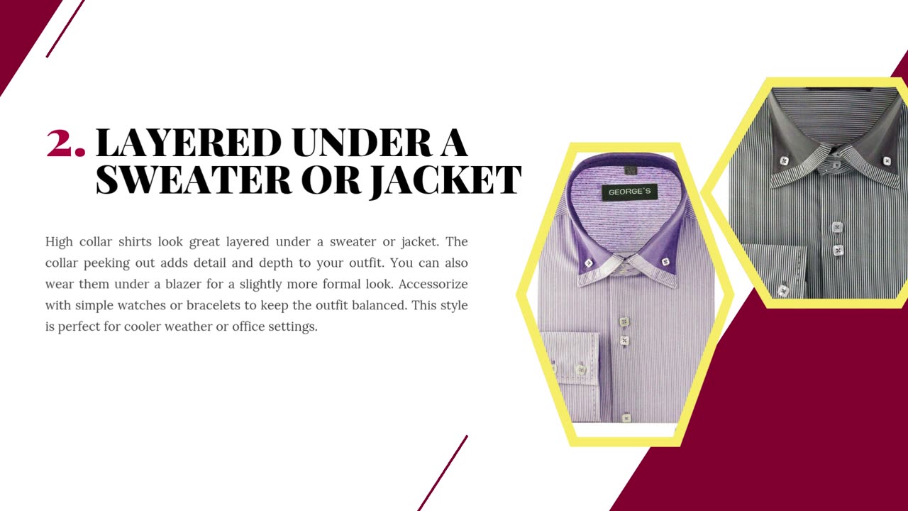 Men’s High Collar Shirts 5 Ways to Style Them