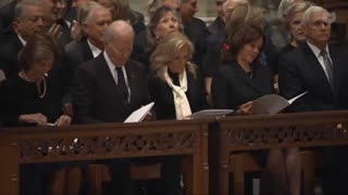 Joe Biden joins former President George Bush in attending Dick Cheney Funeral