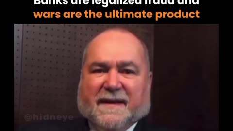 🏦 💰 Ex-CIA officer Robert Steele on banks: ‘Banks are legalised fraud…’