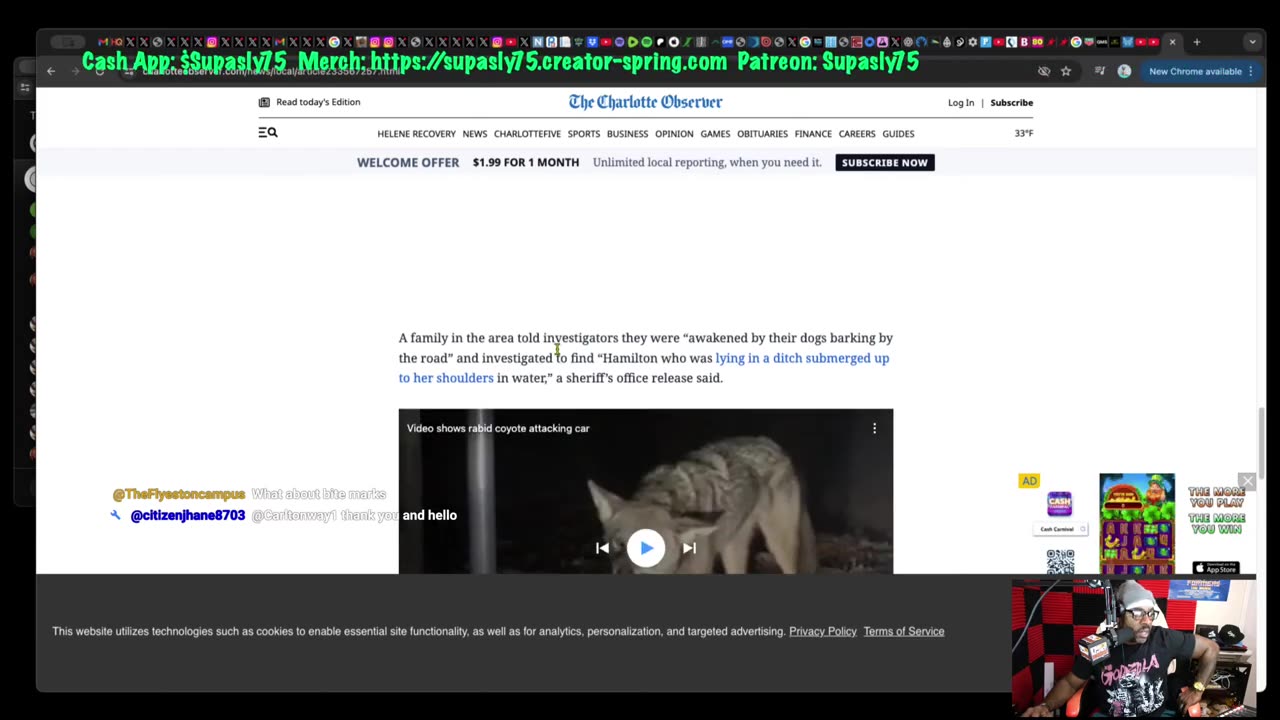 Cryptid Dogman Attacks Go Mainstream