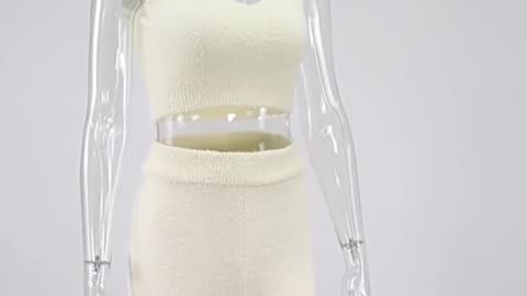 “Cozy 3pcs Women’s Pajama Set – Crop Top, Tank & Drawstring Shorts 🌙✨”