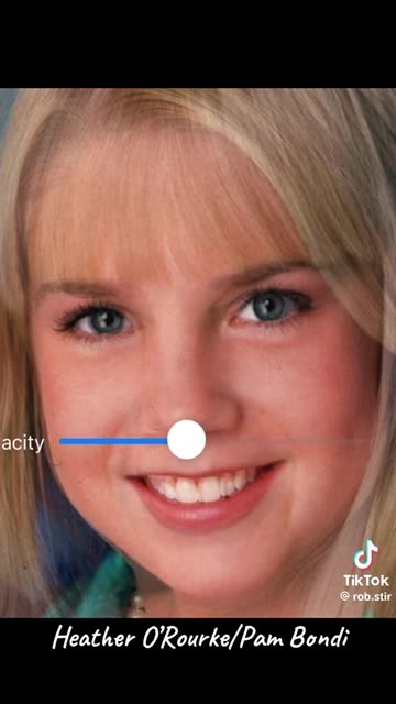 Heather O'Rourke/Pam Bondi ⁉️