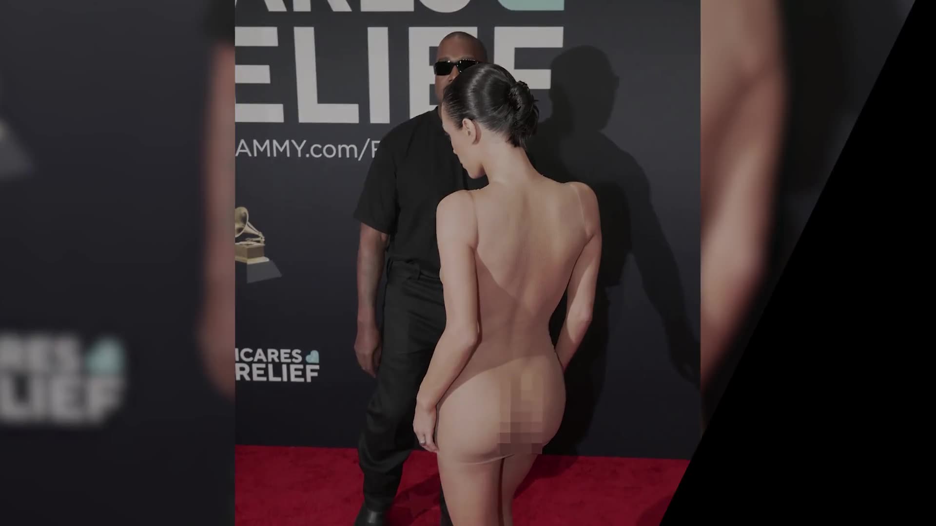 Here's what Kanye West said to wife Bianca Censori during nude Grammys 2025 red carpet appearance