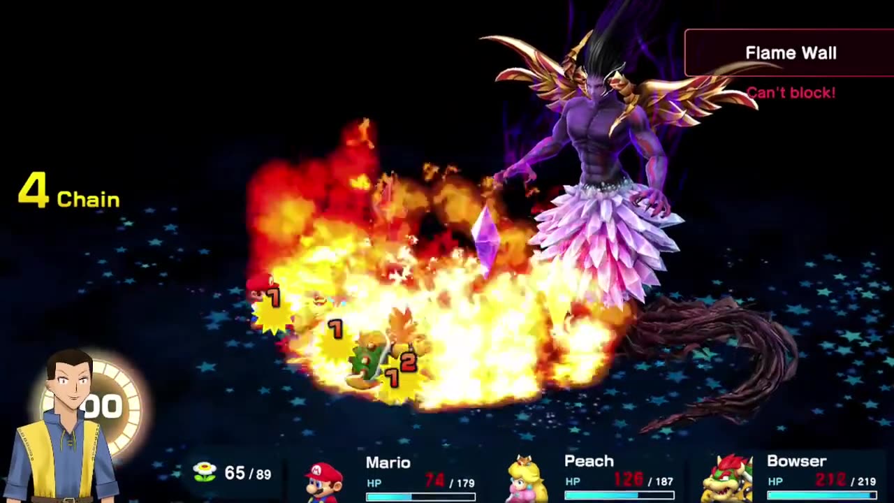 Super Mario RPGmake Culex fight round 2 actually round 3...