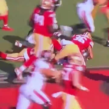 Fred Warner seems to have suffered a severe leg injury on this play