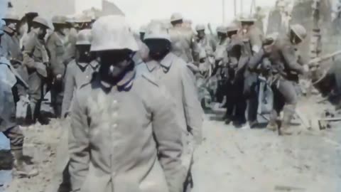 02 - Echoes in the Trenches 2 - WW1 Inspired Trench Music - Colourized Footage