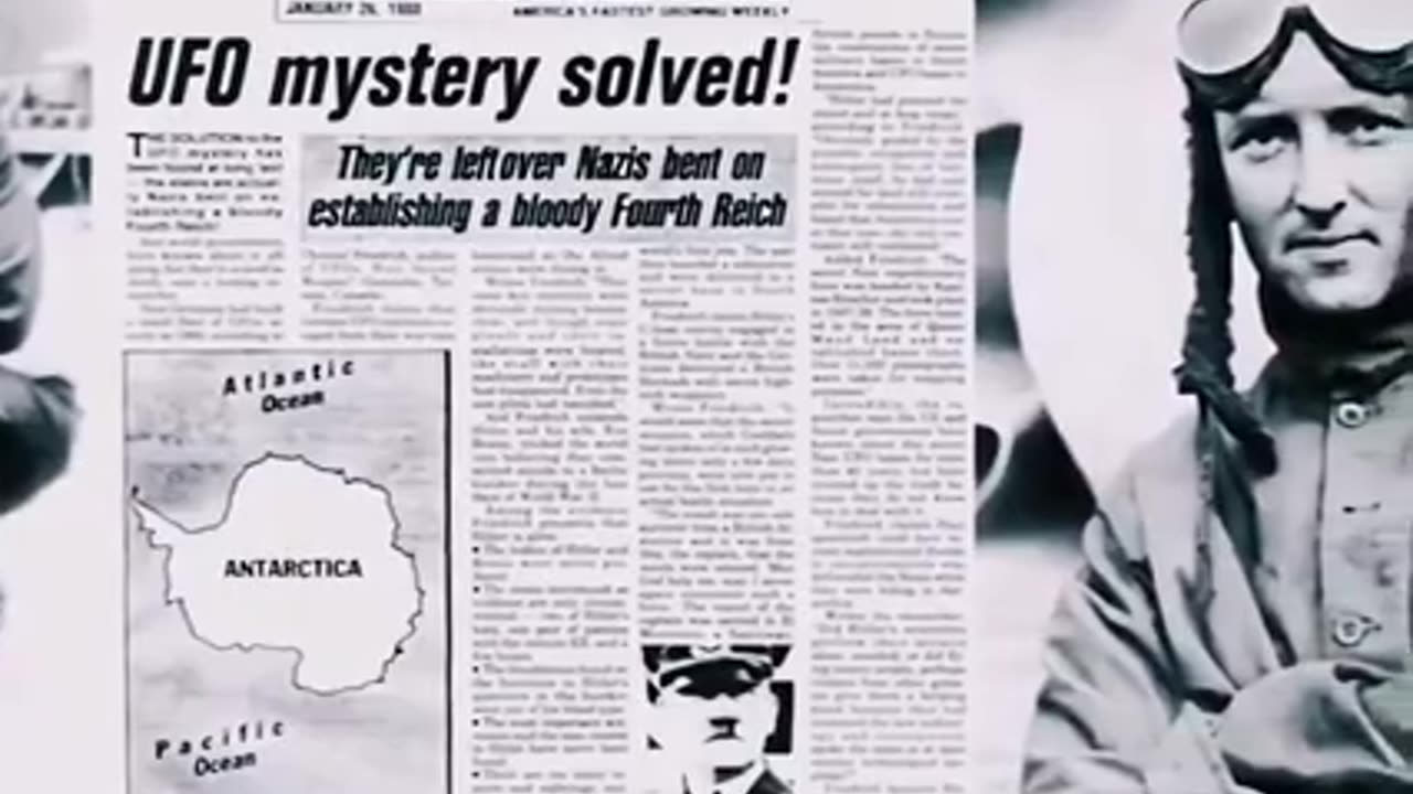 ADMIRAL RICHARD BYRD, ADOLF HITLER 🏔 JAMES FORRESTAL AND ANTARCTICA [OPERATION BERNHARD]