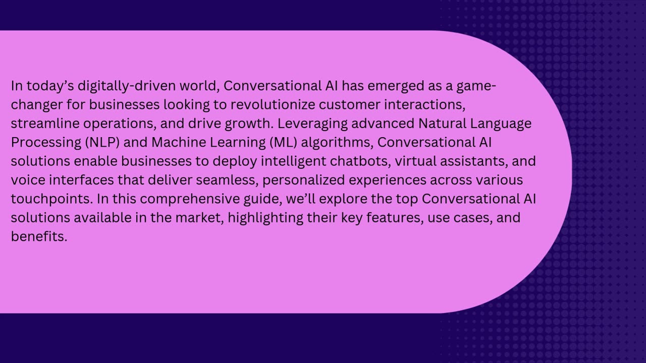 Best Conversational AI Solutions Available in the Market