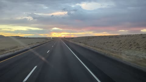 Trucking I-70 towards Moab