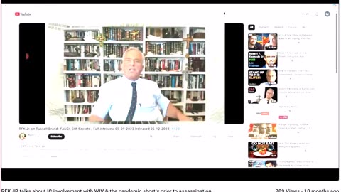 RFK JR talks about IC involvement with WIV & the pandemic shortly prior to assassination attempt