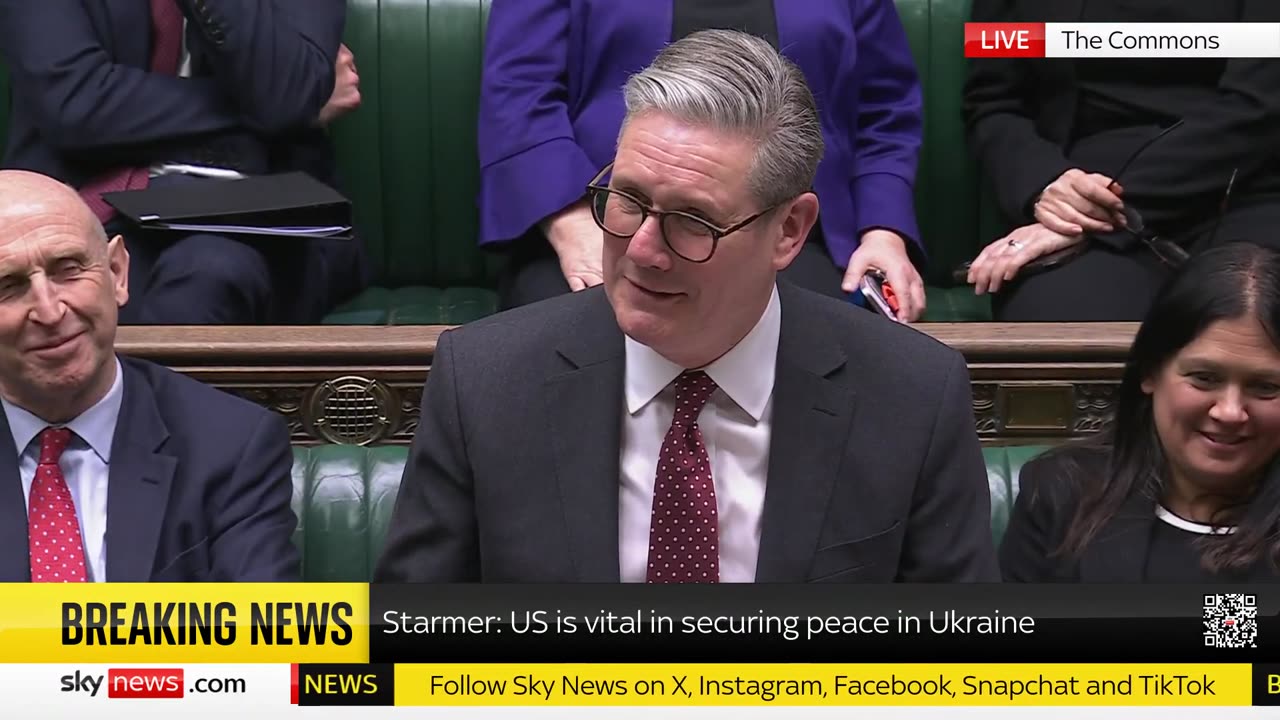 Starmer gives Commons statement on Ukraine, Trump meeting and defence summit