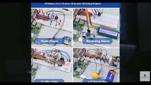SunFounder Raphael Ultimate Starter Kit for Raspberry Pi 5 4 B 3B B+ 400, Zero 2