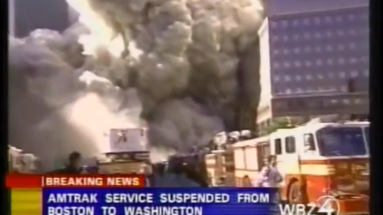 911 UPN CBS News Coverage WSBK Boston September 11, 2001 315 to 330 pm