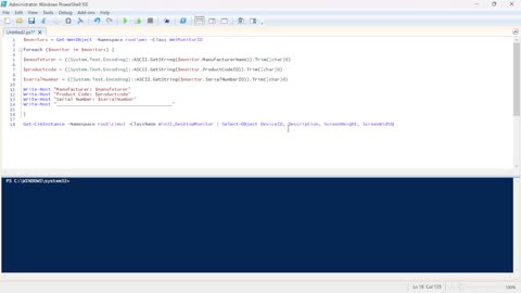Retrieve Monitor and Display Information Using PowerShell
