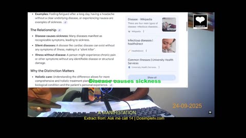 Disease vs sickness #ask #health #lifestyle