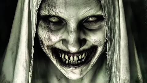 😨👹 The Nun 5 Scary toy – crochet + clay + 3D printed Link in bio @arti | TheHauntingHour