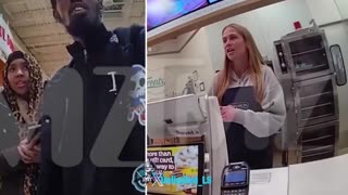 Somalis harass blond woman