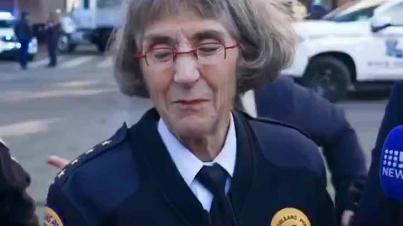 New Orleans police chief literally runs off when asked if she regrets not putting