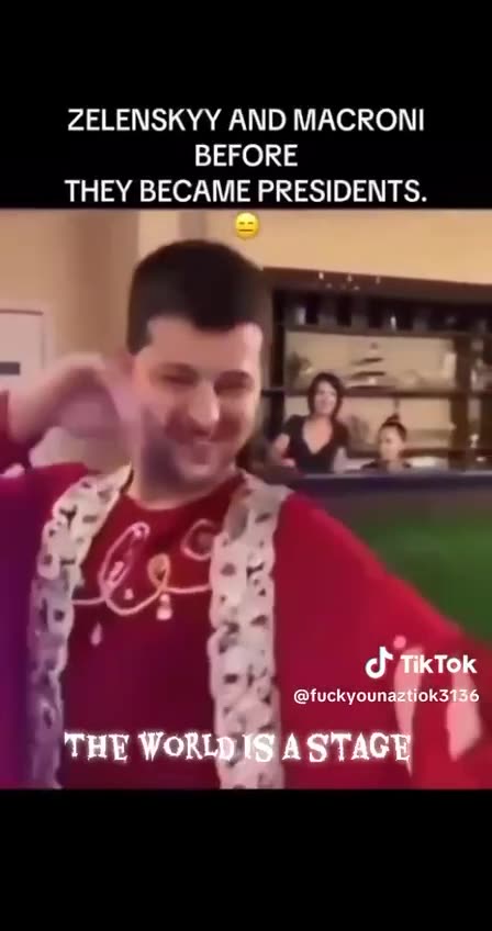 Zelensky & Macron Before they were "Selected"