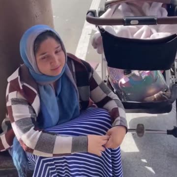 She throws away food and then begs for money to buy food.