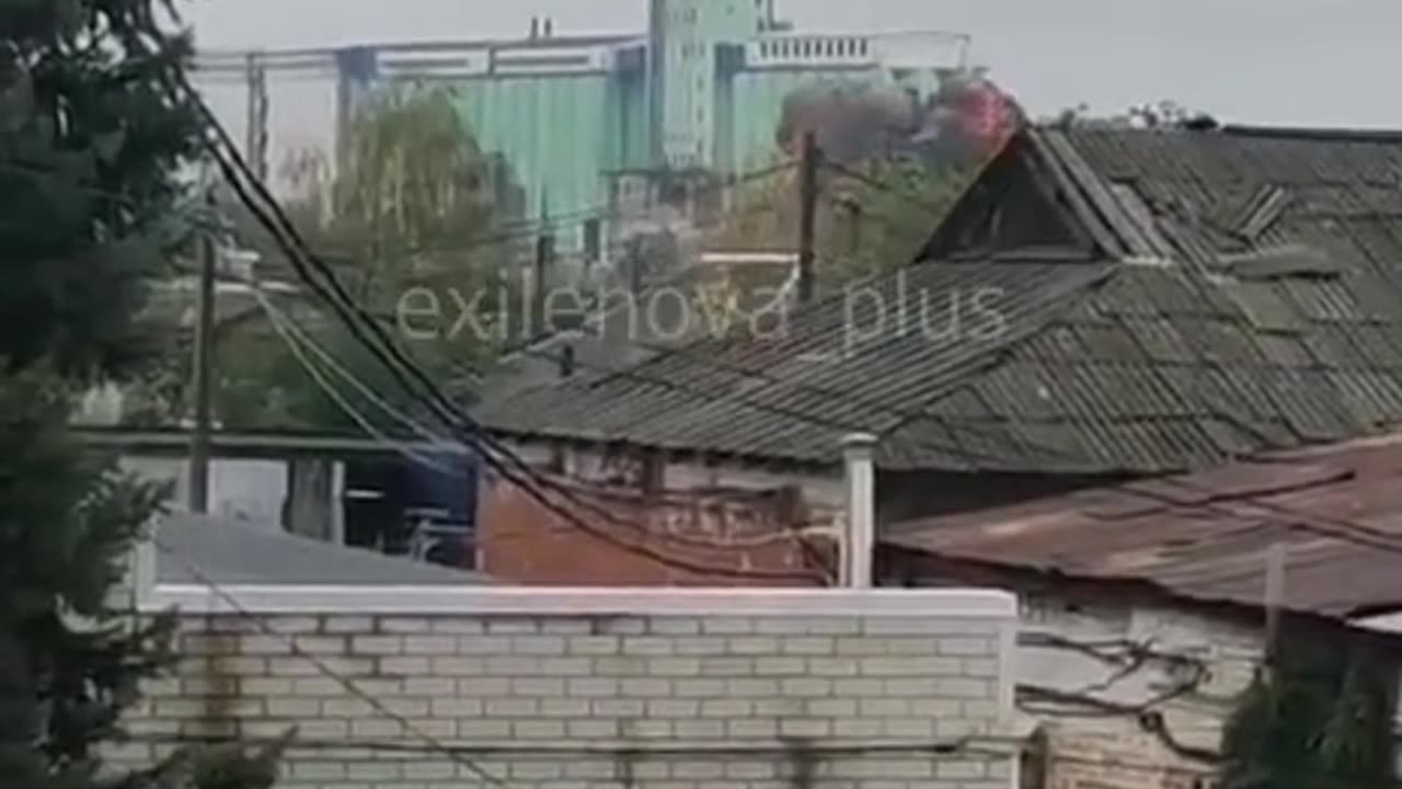 Long-Range Attack Drone Smashes into Rostov Oil Refinery