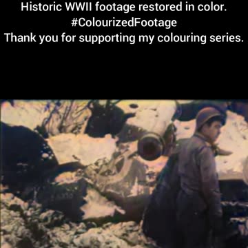 WWII Tank Camouflage Tactics 1944 Colourized Footage #WWIIHistory