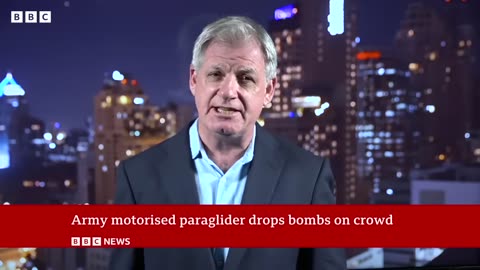 At least 24 killed as army paraglier bombs myanmar Buddhist festival