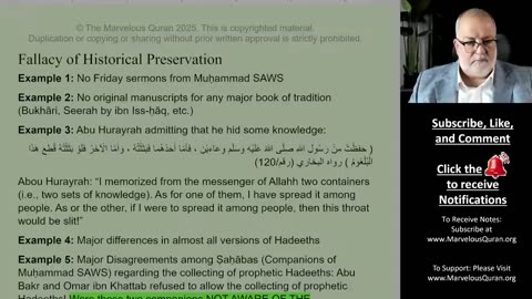 THE FALLACY OF THE PIERS PREDECESSORS IN ISLAM. THEY DID NOT UNDERSTAND THE QURAN AT ALL.