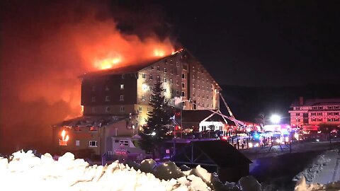 Turkiye ski resort fire: At least 66 people killed in blaze at hotel
