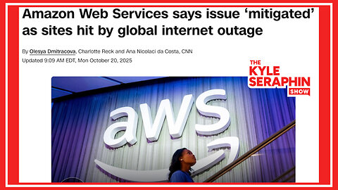 THE SYSTEM IS DOWN: Amazon Web Services attack delaying Today's Podcast | Ep 580