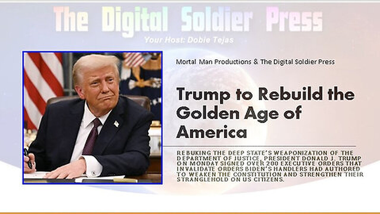 President Trump to Rebuild the Golden Age of America