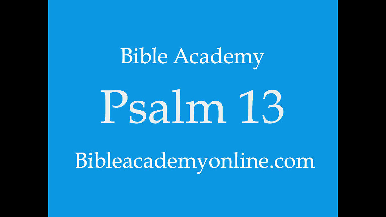 Psalm 13