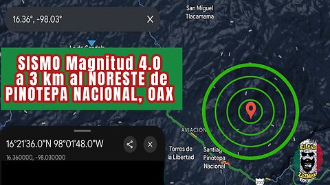 #SISMO Magnitud 4.0 Loc. 3 km al NORESTE de PINOTEPA NACIONAL, OAX 12/02/25 #noameritoalerta