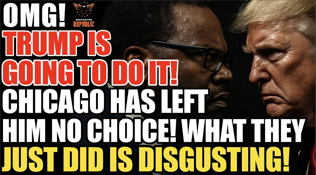 OMG! TRUMP Is Going To Do It! Chicago Just Left Him No Choice. What They Just Did is DISGUSTING!