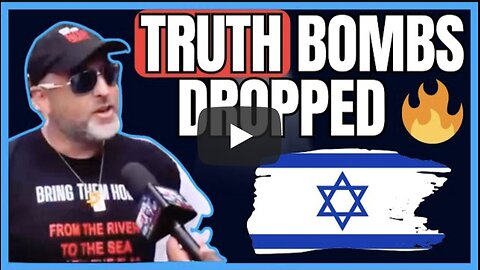 Pro-Israel Protester STUNS Reporter With TRUTH About Israel-Palestine