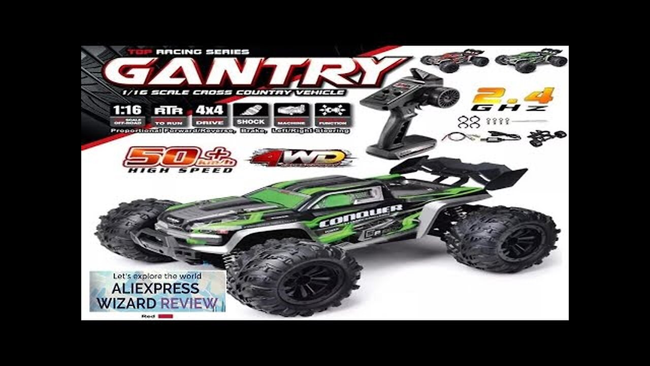 1:16 Scale Large RC Cars 50km/h High Speed RC Cars Toys Review