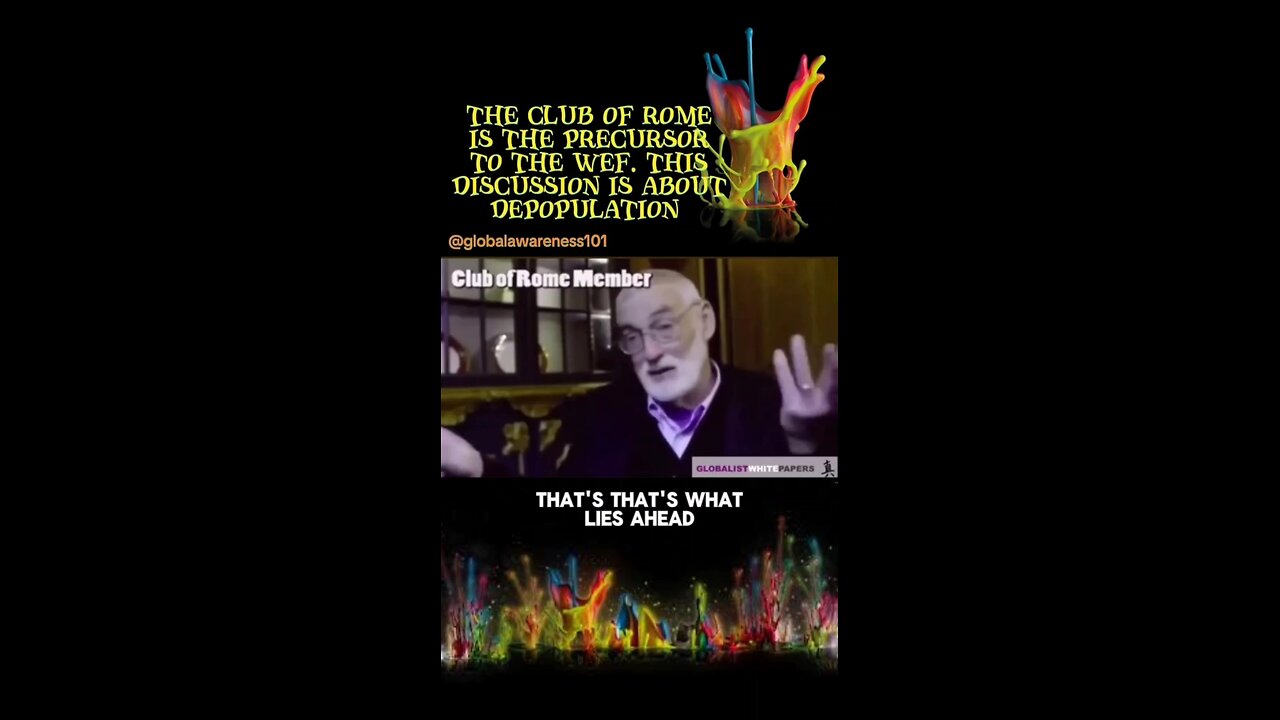 NWO Commie Globalist Depopulation Eugenics Agenda Explained.