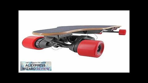 Free Shipping Electric Skateboshard Dual 500W Motors 8800mAh Battery Max Speed 35km/h Review