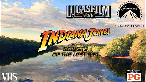 Opening and Closing to Indiana Jones and The Raiders of The Lost Ark (1981 Film) 1999 A.D. VHS