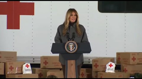 First Lady Melania Trump: Our Military Care Packages Are Built With American Values
