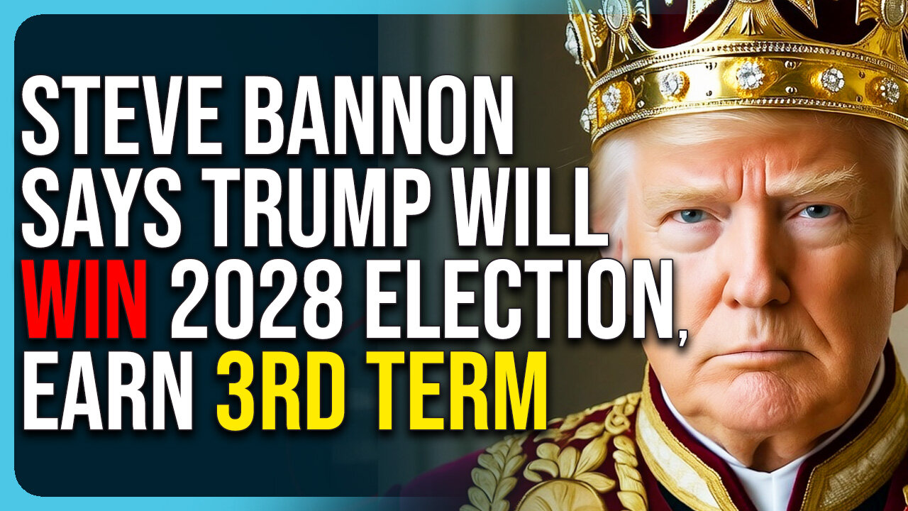 Steve Bannon Says Trump Will Win 2028 Election, Earn 3rd Term As President
