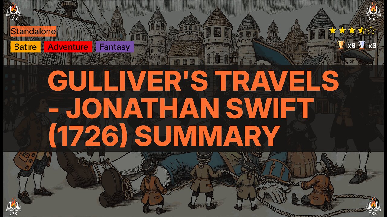 Gulliver's Travels - Jonathan Swift (1726) Summary