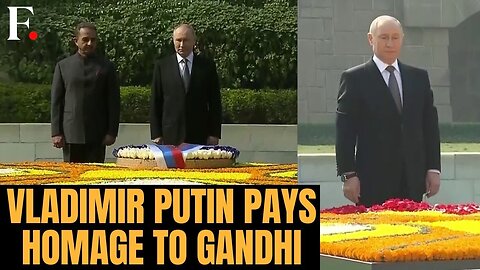 Vladimir Putin Lays Wreath at Mahatma Gandhi Memorial Ahead of High-Level Talks with PM Modi | N18G