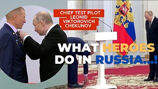 Heroes, born by Heroes - Pilot expresses his gratitude with a Deep Bow - Leonid Viktorovich Chekunov