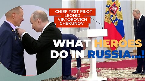 Heroes, born by Heroes - Pilot expresses his gratitude with a Deep Bow - Leonid Viktorovich Chekunov