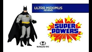 💥 Batman (Black & Gray) | DC Super Powers | McFarlane Toys