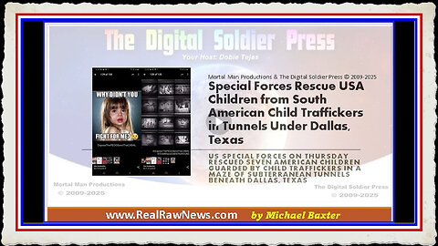 Special Forces Rescue Children from Traffickers under Dallas Texas