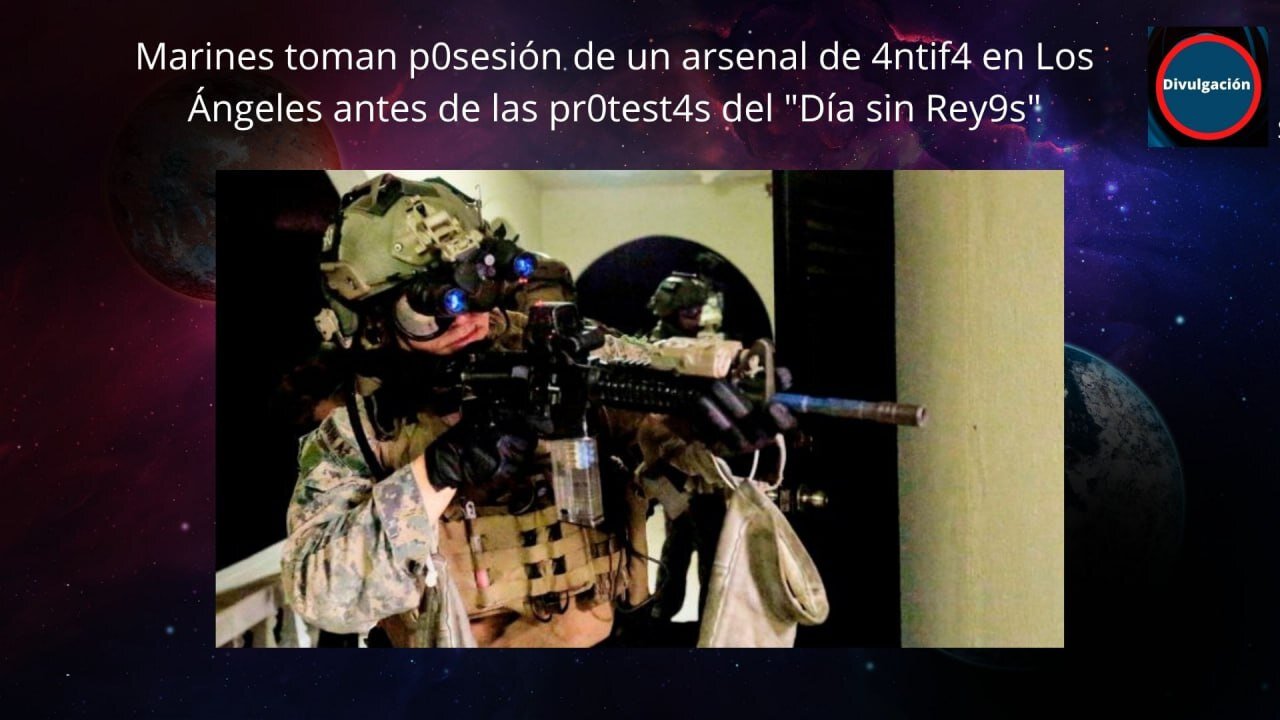 marines entran y decominsan armamento de antifa