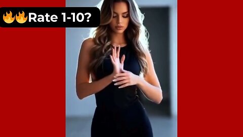 🔥 Rate Her Body in This Figure-Hugging Black Playsuit 1-10? 😍 Supermodel 4K